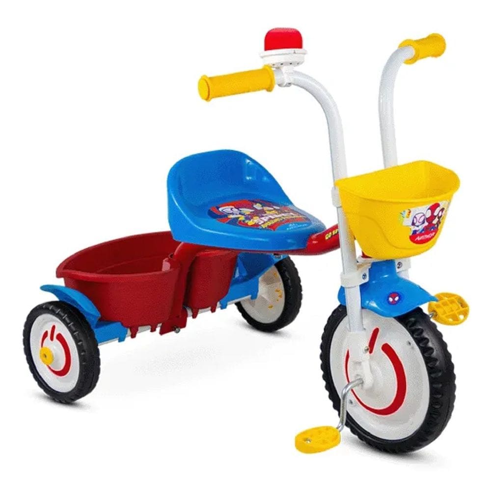 Triciclo Infantíl Nathor Spider Man - A partir de 18 Meses