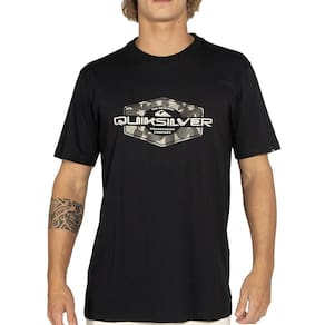 Camiseta Quiksilver Locked Up Handtman WT25 Masculina Preto