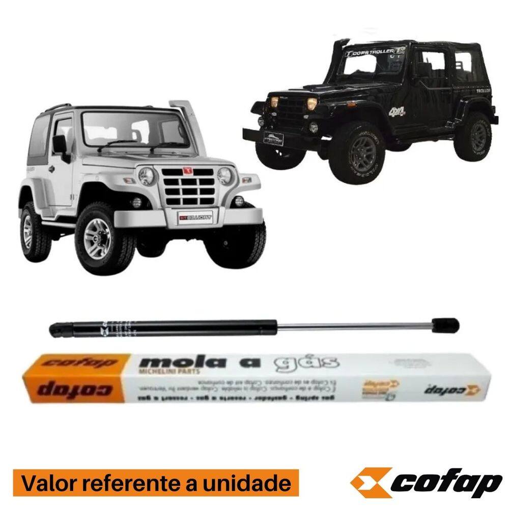 Amortecedor Mola A Gás Vidro Tampa Traseira - Rf 2000 2001 A 2005 / T-4 2001 A 2005 - 16231