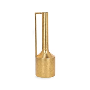 Vaso Decorativo em Metal Dourado 40cm 18960 Mart