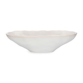 Centro de Mesa Decorativo em Cerâmica Branca 44cm 19448 Mart