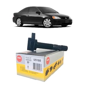 Bobina Ignicao Ngk - Honda Civic 1.7 16V 2001 A 2005 - U5160