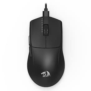 Mouse Gamer Redragon King 1K Preto Com fio USB Tipo-C Removível