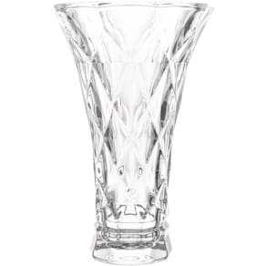 Vaso Lyor Diamond De Vidro 13cm X 20cm Decoração Mesa Flores