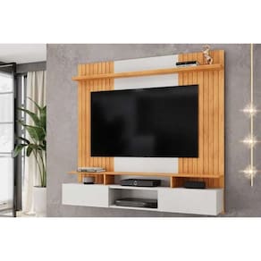 Home p/ TV até 65 Pol Ben c/ 2 Portas 160x153cm Bali/Cedro - DJ Móveis