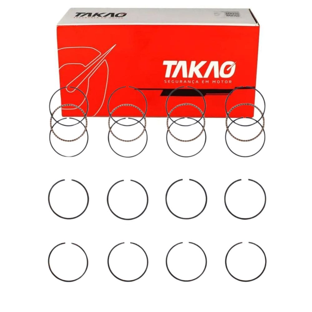 Anel Para Pistão (Jg) 106 1.0 8V 1994 A 2001 - Takao Aspg10Std