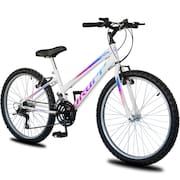 Bicicleta Aro 24 Infantil Feminina 18 vel marchas Dropp Sport Freio V-Brake
