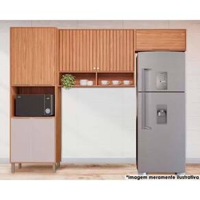 Cozinha Modulada MGM Divina 3 Peças (2Aéreos+1Paneleiro) CZ045 Freijo/Off White-MGM