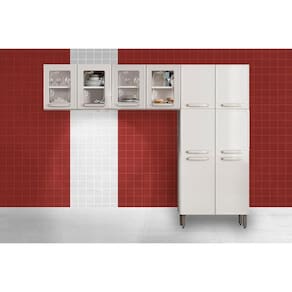 Cozinha Modulada Bertolini Evidence 3 Peças (2Aéreos+1Paneleiro) CPT50 Branco-Bertolini
