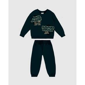 Conjunto Moletom Flanelado Menino Malwee Kids Ref. 126255