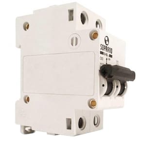 Disjuntor Soprano DIN 2P 10A SHB-GII Curva C Branco