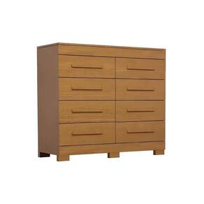 Cômoda Solteiro Nalu c/ 8 Gavetas Cinamomo - ACP