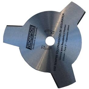 Lamina Para Rocadeira Thompson 255X1,60 Furo 1P 3 Pontas