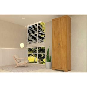 Armário Multiuso Casal Iris c/ 2 Portas c/ Chave Cinamomo - ACP