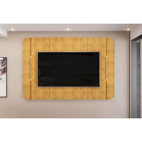 Painel Quarto p/ TV até 65 Pol Adele 180x132cm Cedro - DJ Móveis
