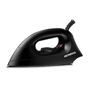 Ferro à Seco Mondial FSN-55-B - 1000W, Base de Alumínio, Preto