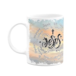 Caneca Religiosa - Ore com Jesus - Salmo 91