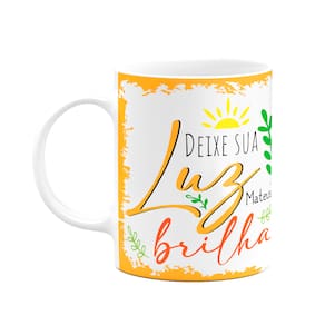 Caneca Religiosa Ore - Deixe sua luz brilhar