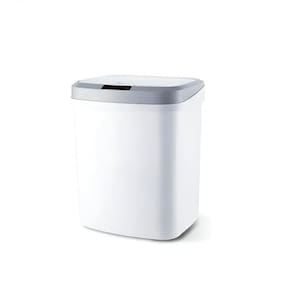 Lixeira Automática Inteligente Com Sensor 15 Litros Branca - Sem Toque