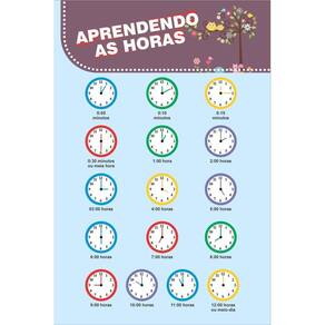 Banner Arte Pronta - Aprendendo As Horas