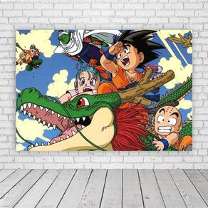 Painel Retangular Dragon Ball Gt 1,5X1,0M Lona Fosca