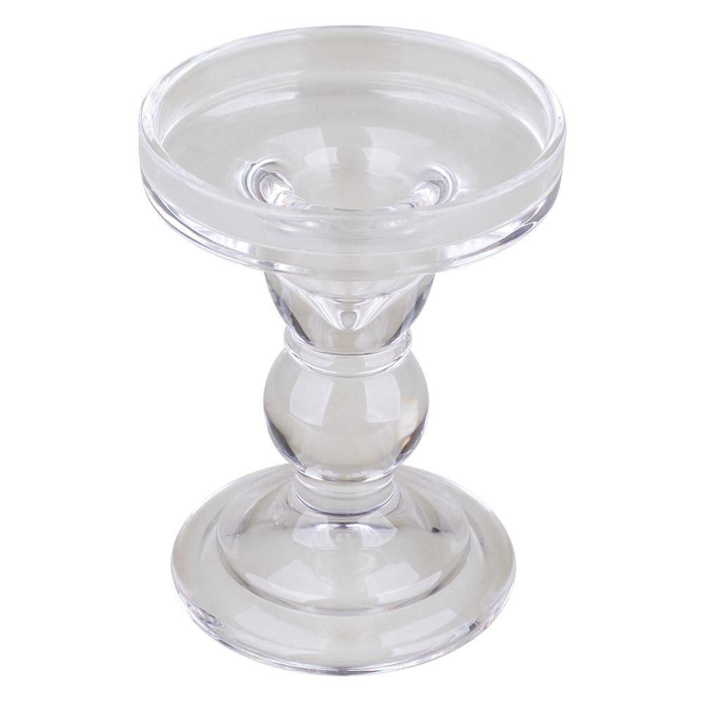 Castiçal Vidro Classic 11cm Cazza