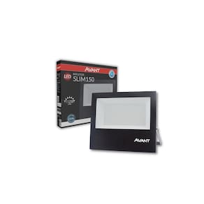 Refletor Led Slim 150W 6.500K 22x17,5cm Preto - Avant