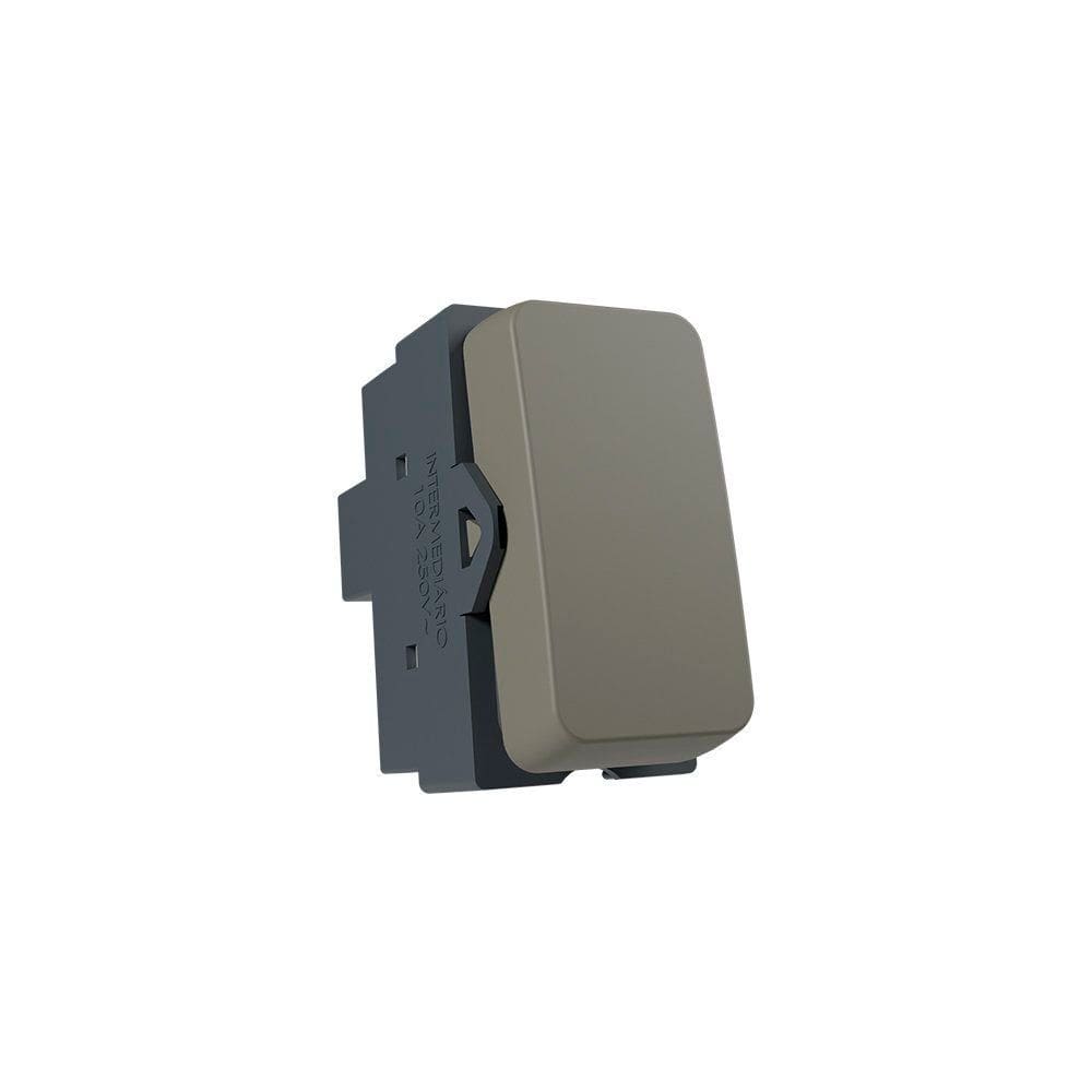 Módulo Interruptor Intermediário MarGirius B3 Colors 10A Argila