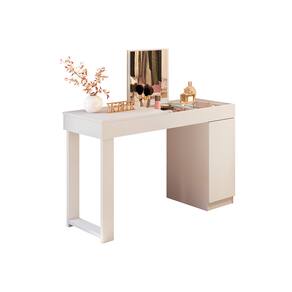 Escrivaninha Penteadeira Love com 1 Porta Branco Fosco - Mobler