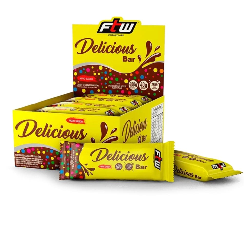 Delicious Bar (Caixa c/12un de 40g) FTW