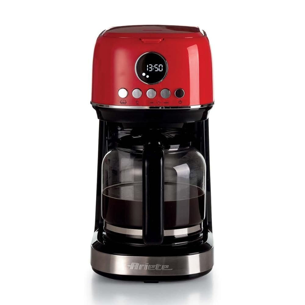 Cafeteira Ariete 1396 Moderna Vermelha Programável Com Filtro 900W