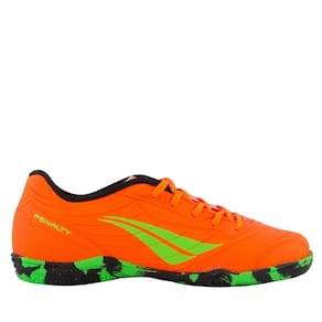 Chuteira Society Matis Kids Xxi 246241-3330 - Laranja/Verde Claro 36