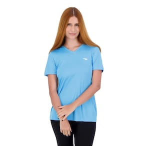 Camiseta M/C X Fem 645 310645-6060 - Azul Claro G