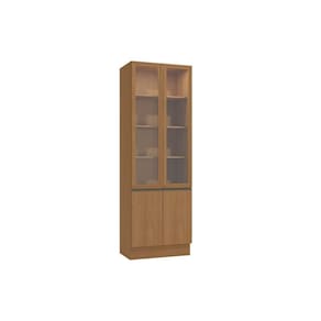 Cristaleira de Cozinha Maxxi G756 c/ 4 Portas (2 c/ Vidro) 80cm Canela - Kappesberg