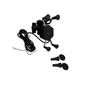 Suporte Celular Gps Usb Com Fixação Retrovisor