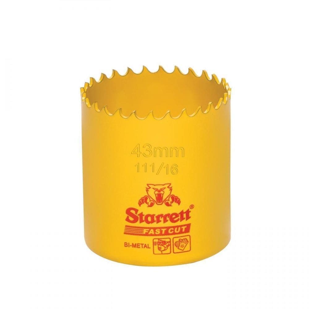 Serra Copo Starrett Bimetal 43Mm  Fast Cut