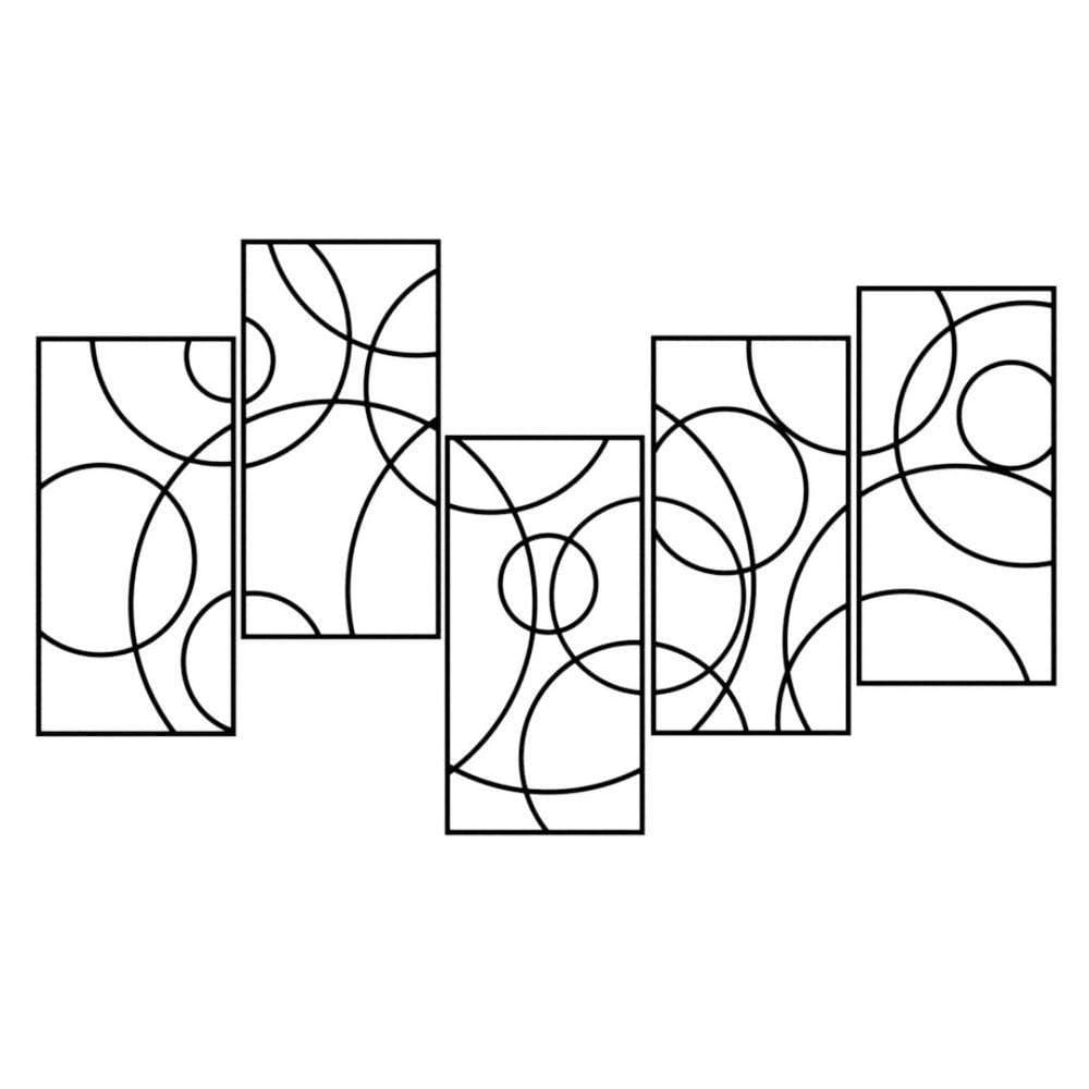 Quadro De Parede Molduras 5 Peças Em Mdf