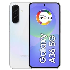 Smartphone Samsung Galaxy A36 5G 256GB 8GB RAM Câmera Tripla Traseira de até 50MP Selfie 12MP Tela 6.7" Branco