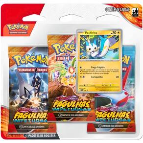 Blister Triplo Pokemon TCG Fagulhas Impetuosas Copag