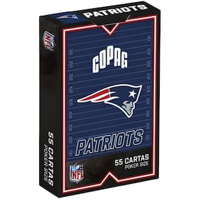 Baralho de Cartas NFL New England Patriots 55 Cartas Copag