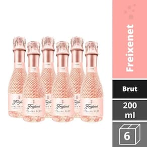 Kit 6 Espumante Freixenet Italian Rosé Seco 200Ml