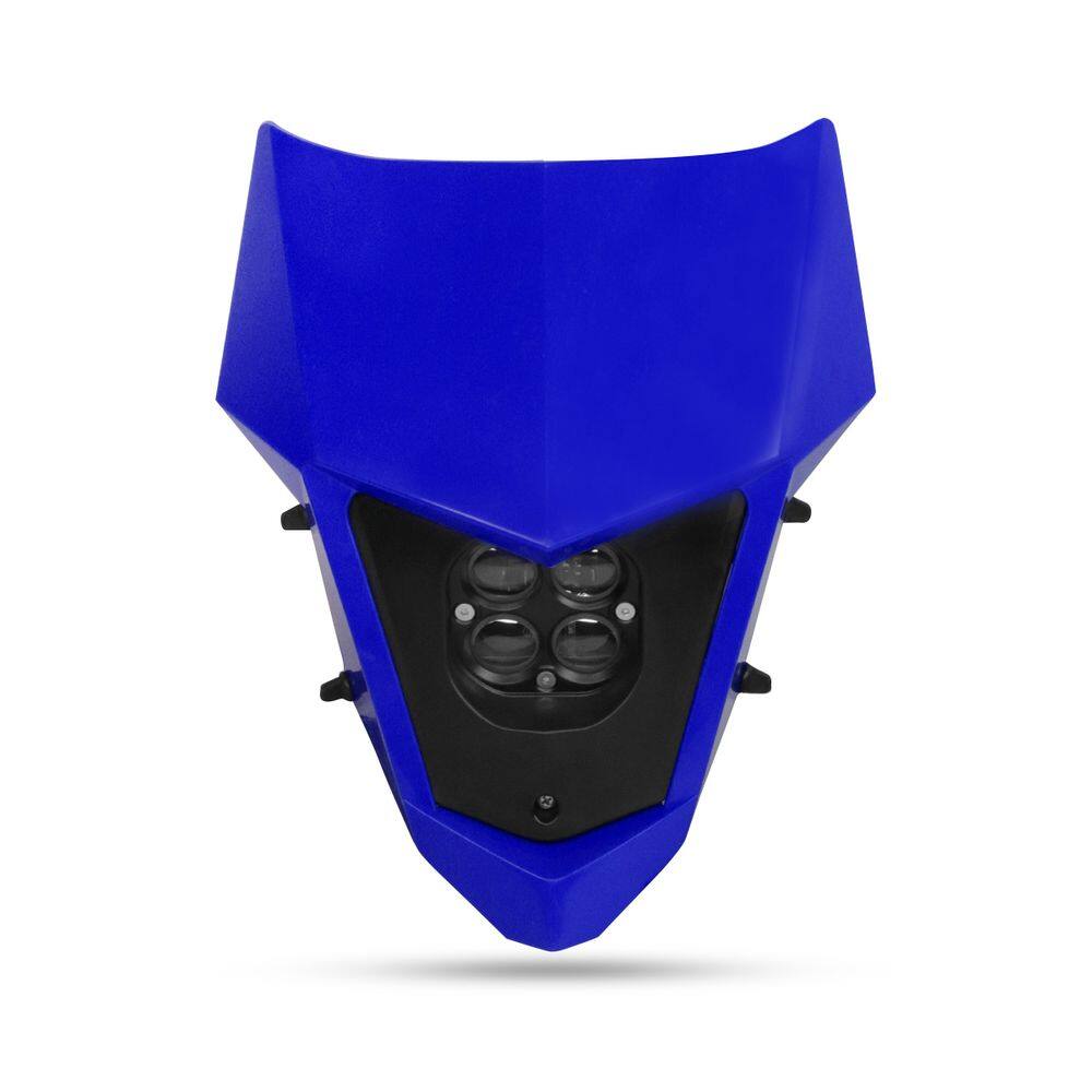 Farol Led Branco Amarelo 40W C/ Carenagem Biker Crf 250f Xr 250 Tornado Ttr 230