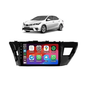 Kit Multimídia Corolla 2015 16 17 GLi 9 Pol Android Carplay QuadCore 2/64GB - Autovex