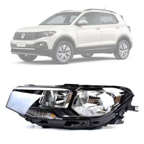 Farol Principal Diant. Fly VW T-Cross Halogenio LE Motorista