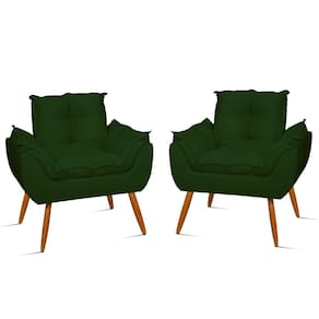 Kit 2 Poltronas Opala Suede Luxo