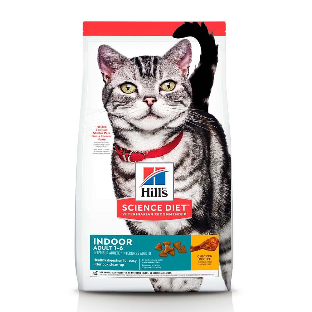 Racao Hills Science Diet Gatos Adultos Indoor 3,17Kg