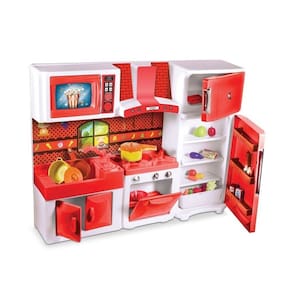 Cozinha Completa Max Collection Premium vermelha - Lua De Cristal