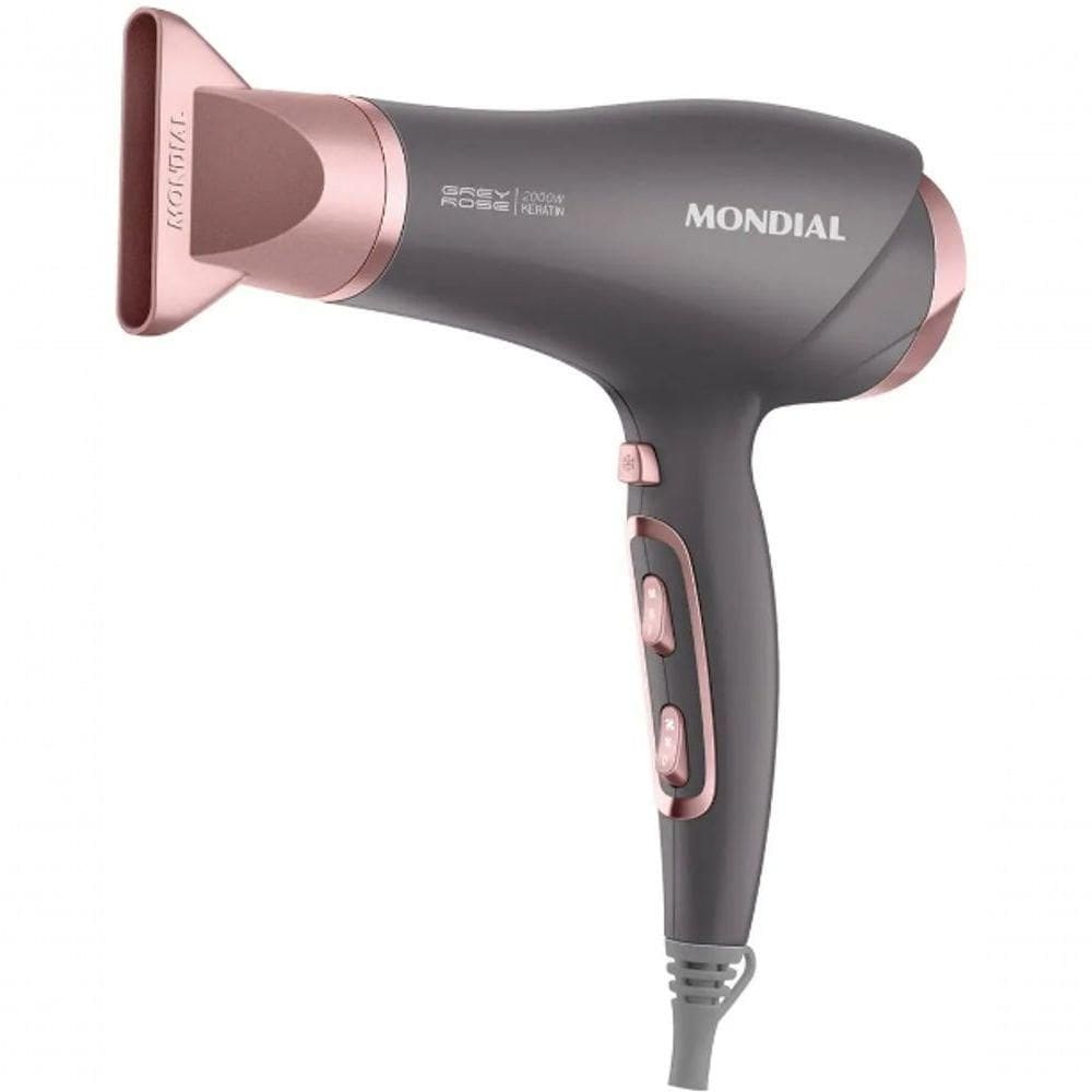 Secador De Cabelos Mondial Luxx Rose Tourmaline Ion 2000w 110V