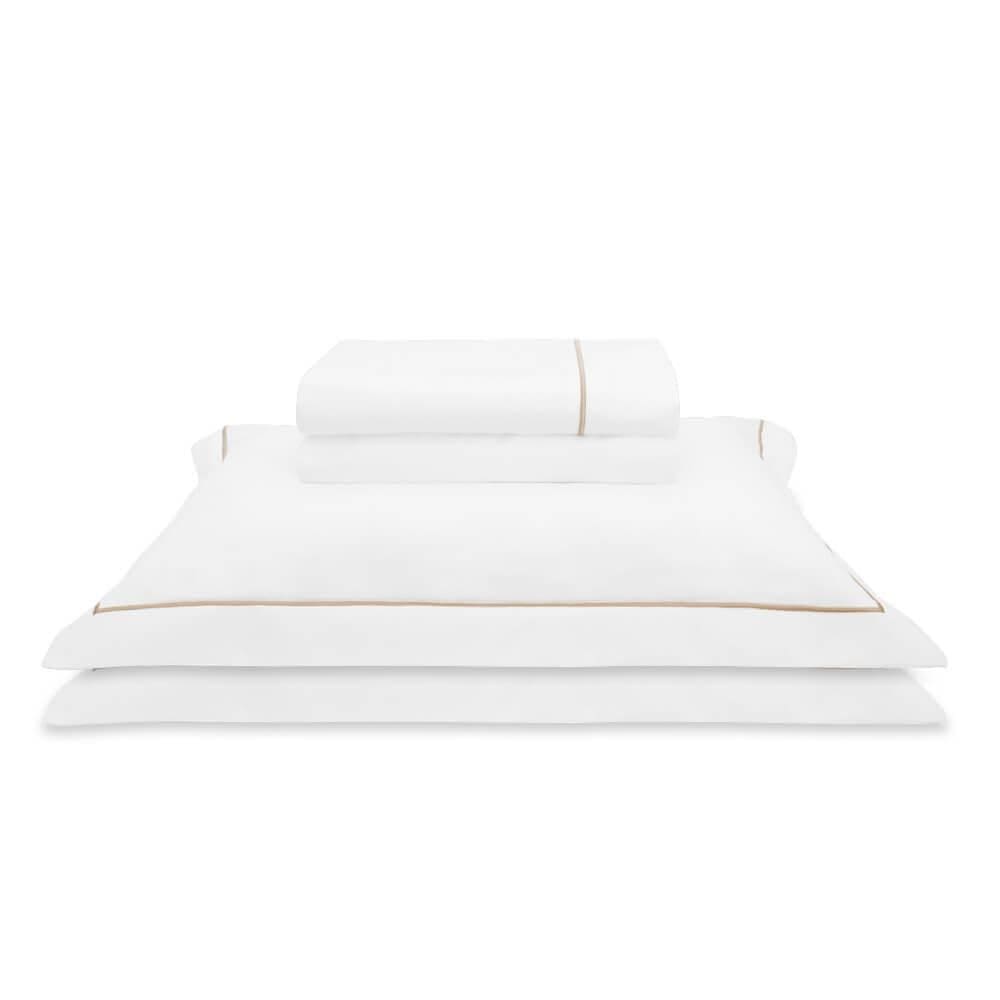 Jogo De Cama Queen 300 Fios Lazio - Kacyumara Branco