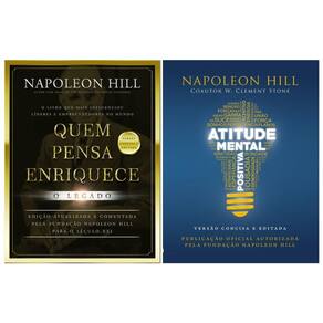 Kit Quem Pensa Enriquece: O Legado + Atitude Mental Positiva Livro de Bolso Versão Concisa